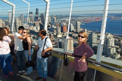Space Needle tourists