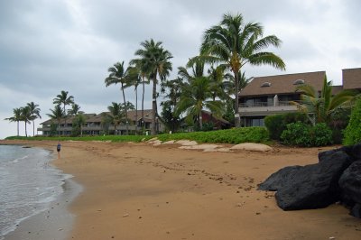Kahana Village condo and beach