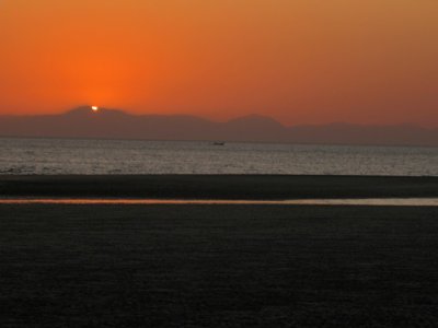 Sunset over the Baja Peninsula