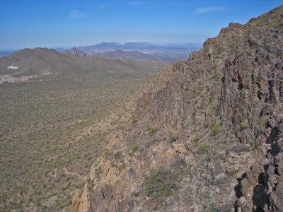 Near ridgeline looking north