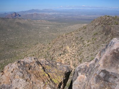 View northwest from summit