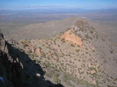 View to the north