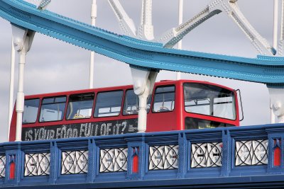 Bus at tower bridge