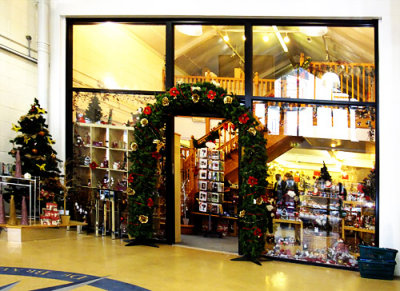The Christmas Shop - Framed