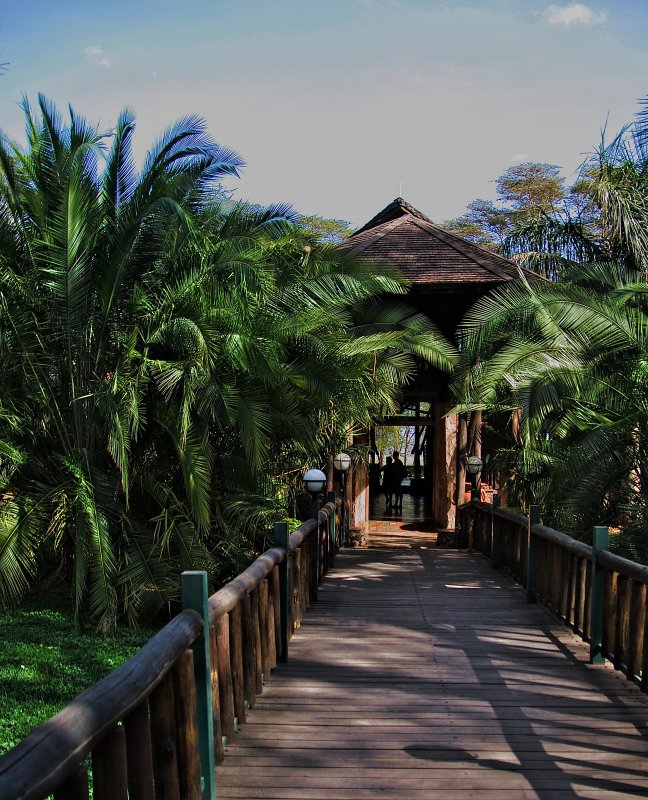 Walkway to the Lobby