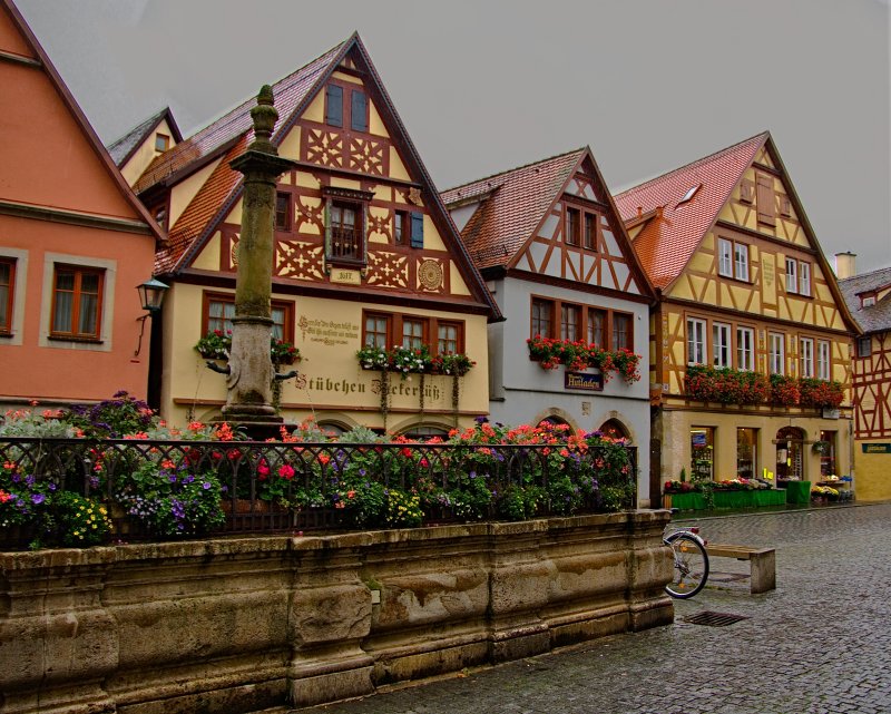 The Streets of Rothenburg
