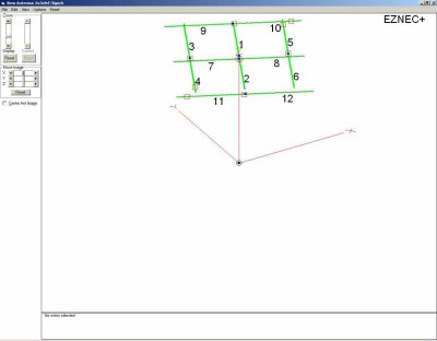 2x3-Element wire yagi evaluated by Professor Ecki