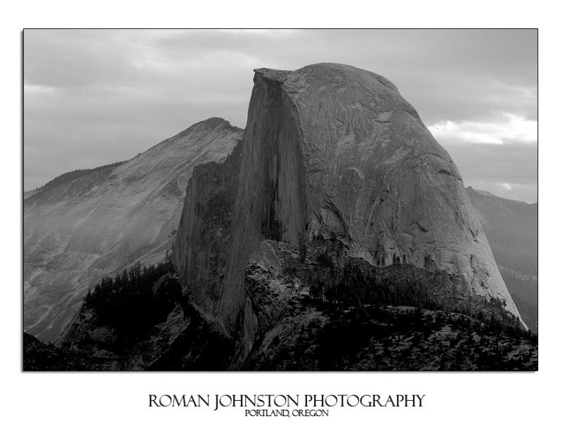 HalfDome in BW.jpg   (Up To 30 x 45)