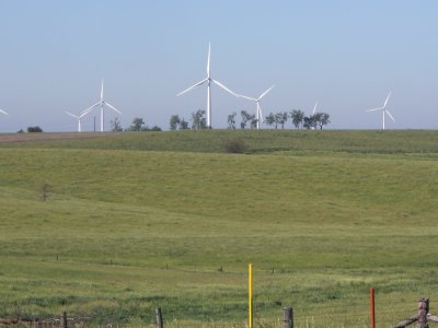Wind farms in Iowa