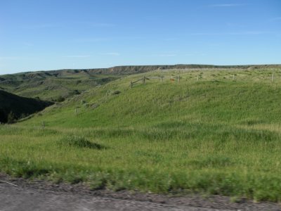 Heading through the Badlands