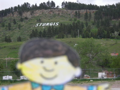 Flat Stanley at Sturgis