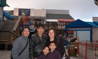 Wimpy and Liza Siongco Visits Pier 39