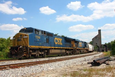 CSX 7314 Q244 Irvington KY 17 Aug 2008