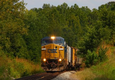 CSX 7314 Q244 Hawesville KY 17 Aug 2008