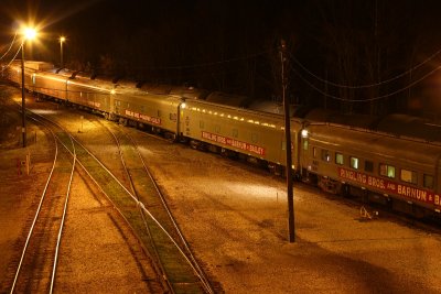The RBB&B red train at CSX South Howell Yard in Evansville