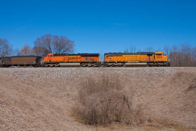 BNSF 8894 La Grange TN 28 Feb 2010