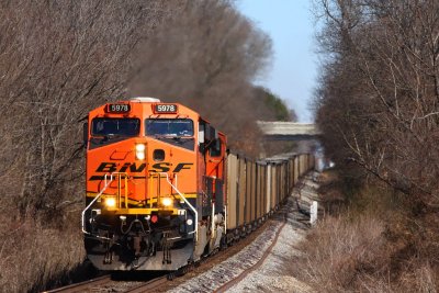 BNSF 5978 NS 737 Collierville TN 28 Feb 2010