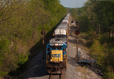 CSX 7545 Q204 Lawrenceville IL 18 Apr 2010