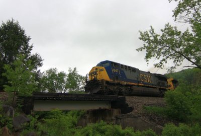 Loaded coal train at Bayard WV