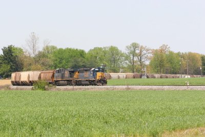 CSX 8018 G554 St James IN 04 May 2008