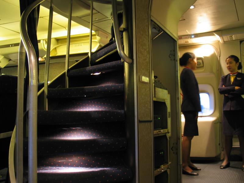 Classic 747 Spiral Staircase