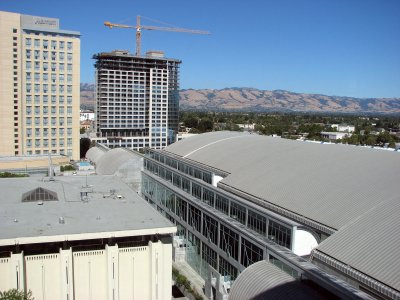 Above the Convention Center