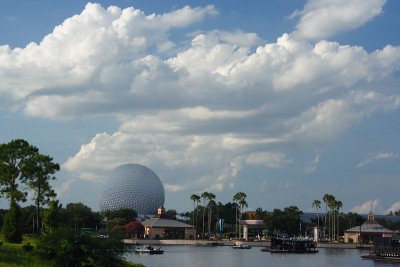 Clouds over Epcot