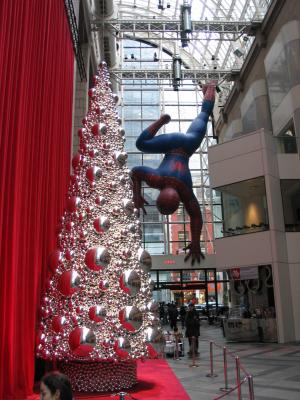 Christmas Tree and Spiderman