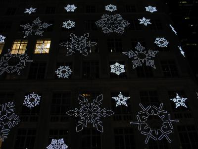 Snowflakes on Saks 5th Avenue