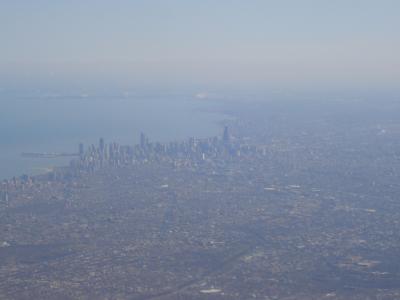Hazy Chicago Skyline