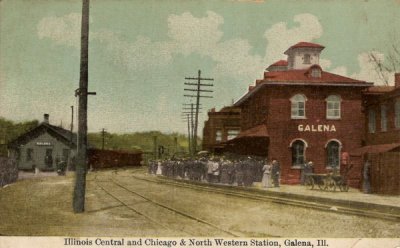 Galena, Illinois  Depots, turn of the Century