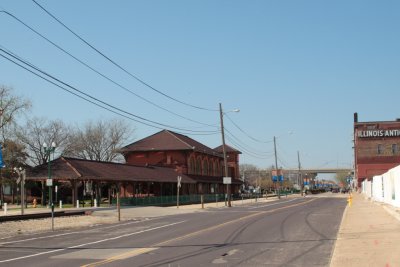 Chicago, Rock Island & Pacific Railroad Station at Peoria, Illinois