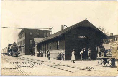 Bureau Illinois Depot  Chicago Rock Island  Pacific Railroad Depot.JPG