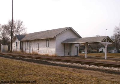 Chicago, Rock Island & Pacific Depot at Bureau, Illinois