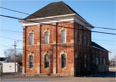 Chicago & North Western Depot, Sycamore, Illinois.jpg