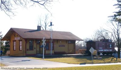 Milwaukee Road Depot, Genoa, Illinois.jpg