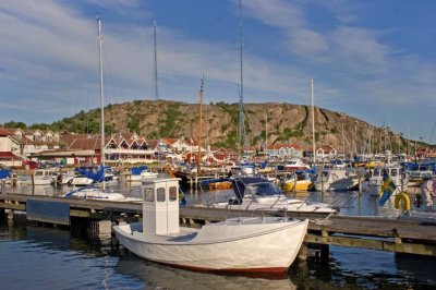 Slim Fishing boat in Grebbestad