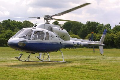 G-JETU at Epsom Heliport 2001