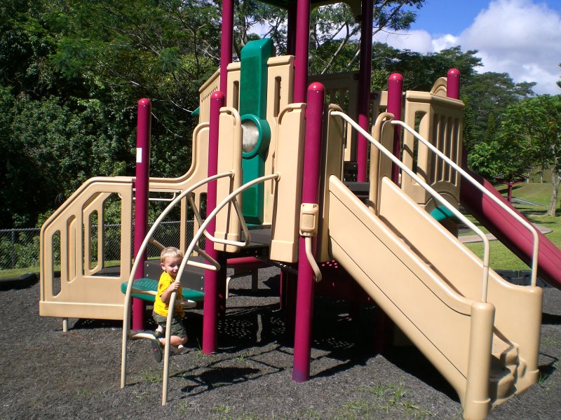 Jake at the neighborhood playground