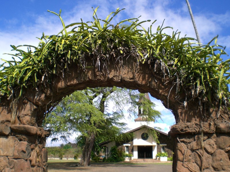 Super old Protestant church in Haleiwa