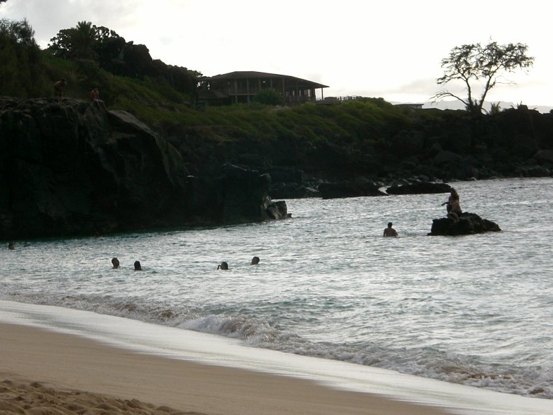 Aspiring cliff divers