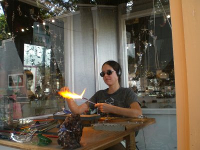 Glass blowing