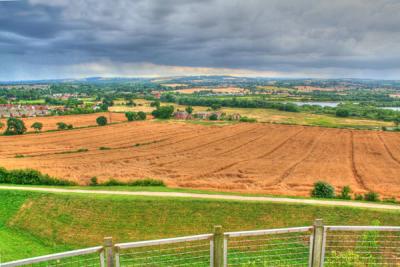 View from Sandal Castle