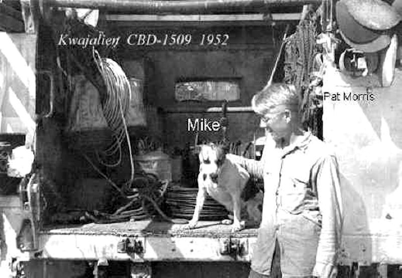 Pat Morris & Mike the Dog 1952