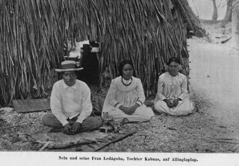 1896 Nelu & Wife Ledgoba -daughter of Kabua'a