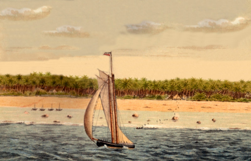 Namorik Harbour 1870's