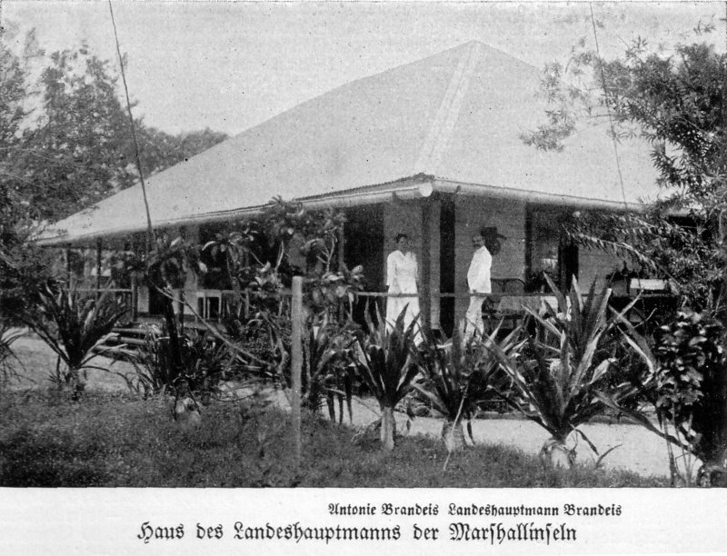 Landeshauptmann Marshall Islands Jaluit pre 1905 Antonie & E