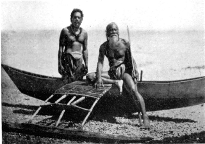 Marshallese Korkor Canoe In Jaluit pre 1905