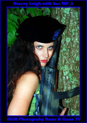 HGRP Model Stacey Leigh MP5 Black Beret