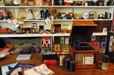 General store shelves